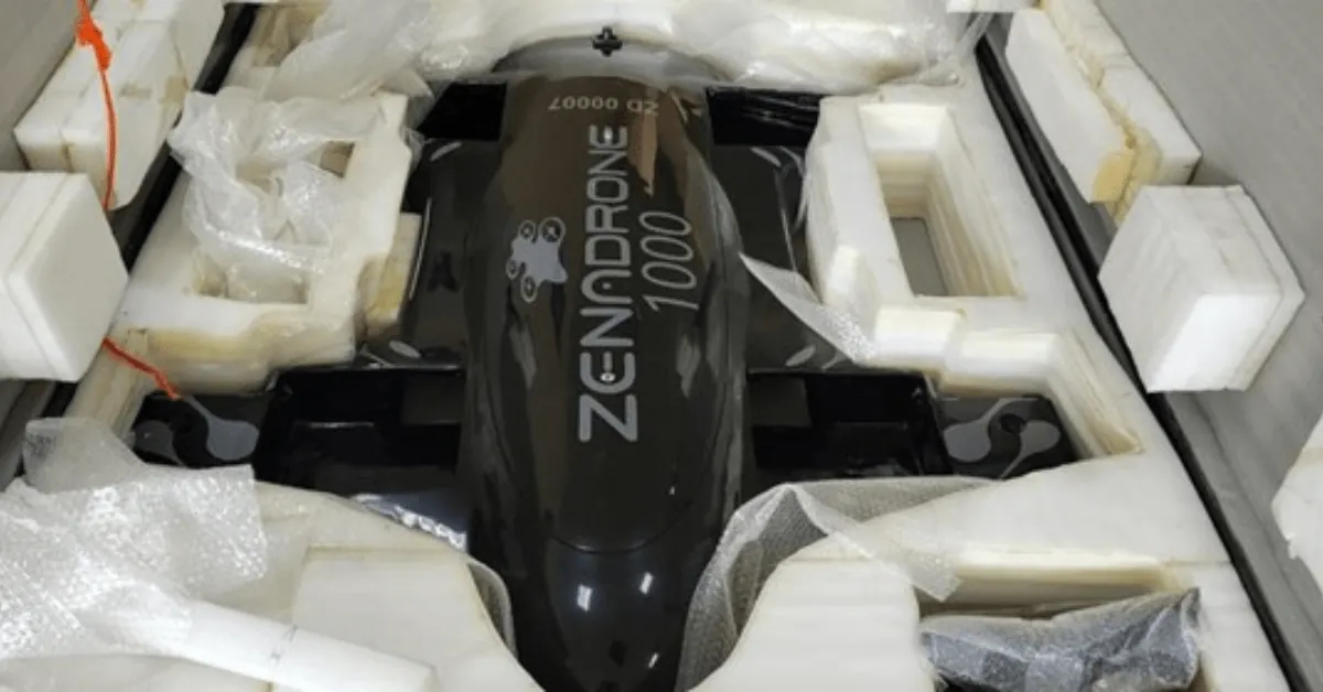 Modern ZenaDrone drone technology with multispectral imaging sensors
