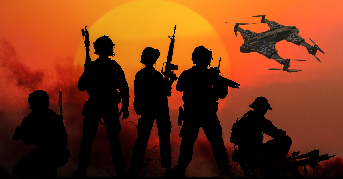 Revolutionizing Military Affairs Using Military Drones