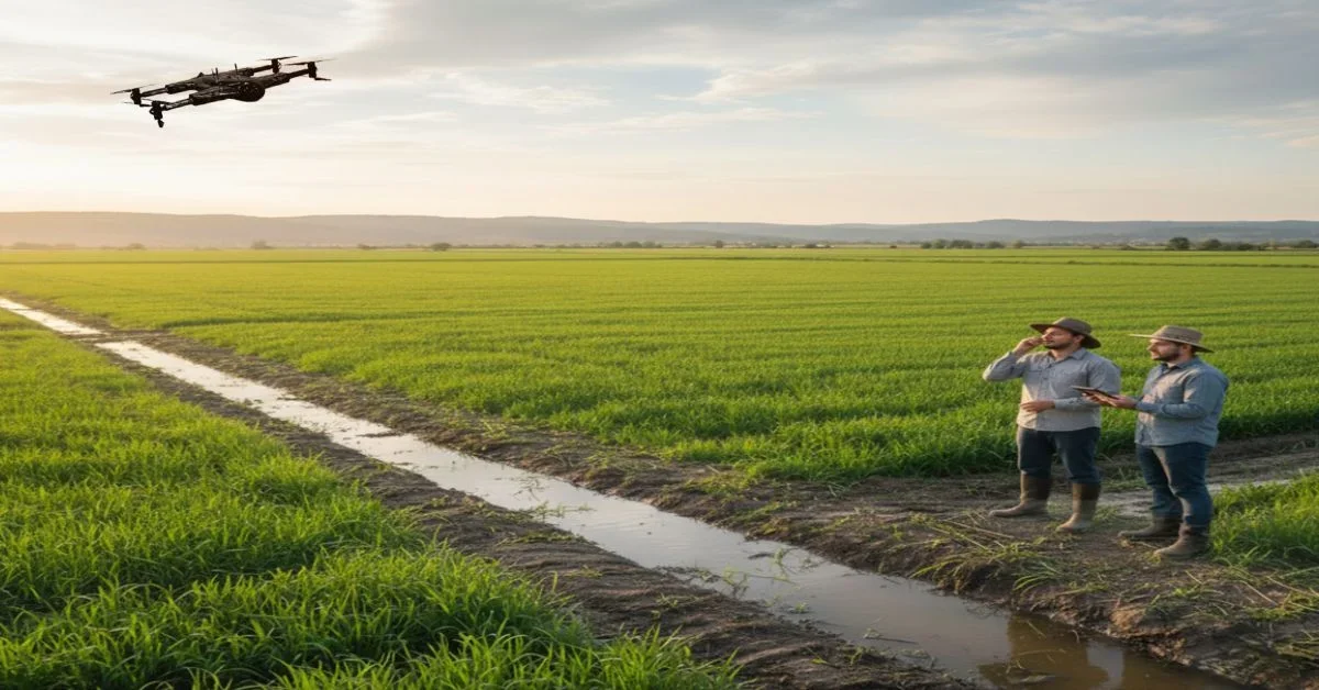 How Can Zenadrone Help Farmers Monitor and Reduce Waterlogging
