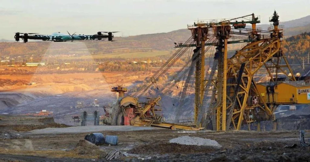 Drone for mining operations