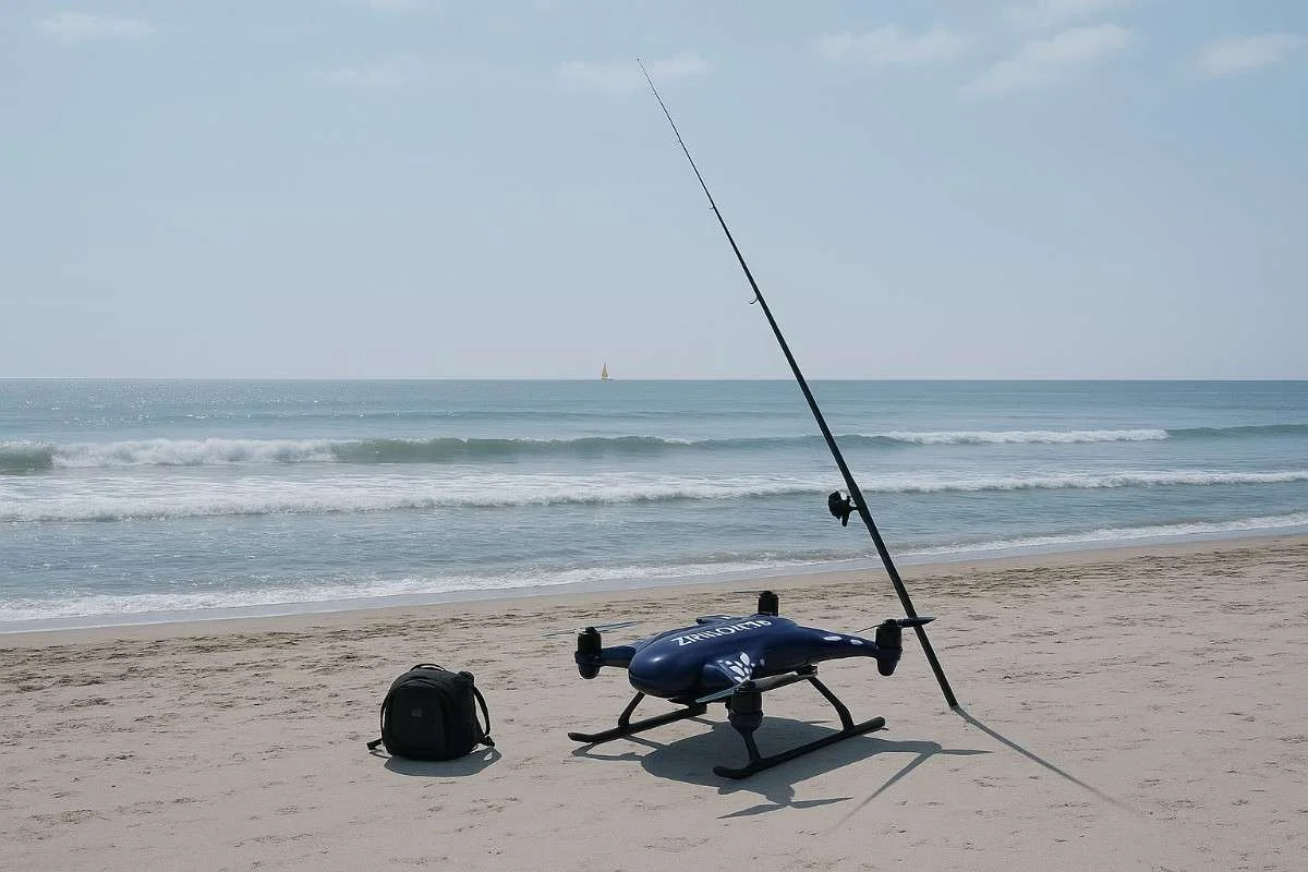 drone surf fishing