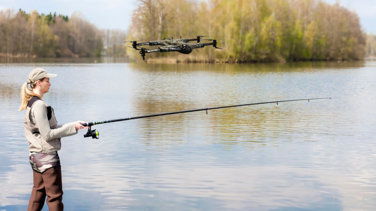 drone fishing rod and reel Combo, 6.9ft Telescopic Spincast Rod with Left Handed Baitcasting Reel Combos, Sea Saltwater Freshwater Ice Bass Fishing Tackle Set Fishing Rods Kit : Sports & Outdoors taking your bait where its never gone before Surf Fishing Best Fishing Drone