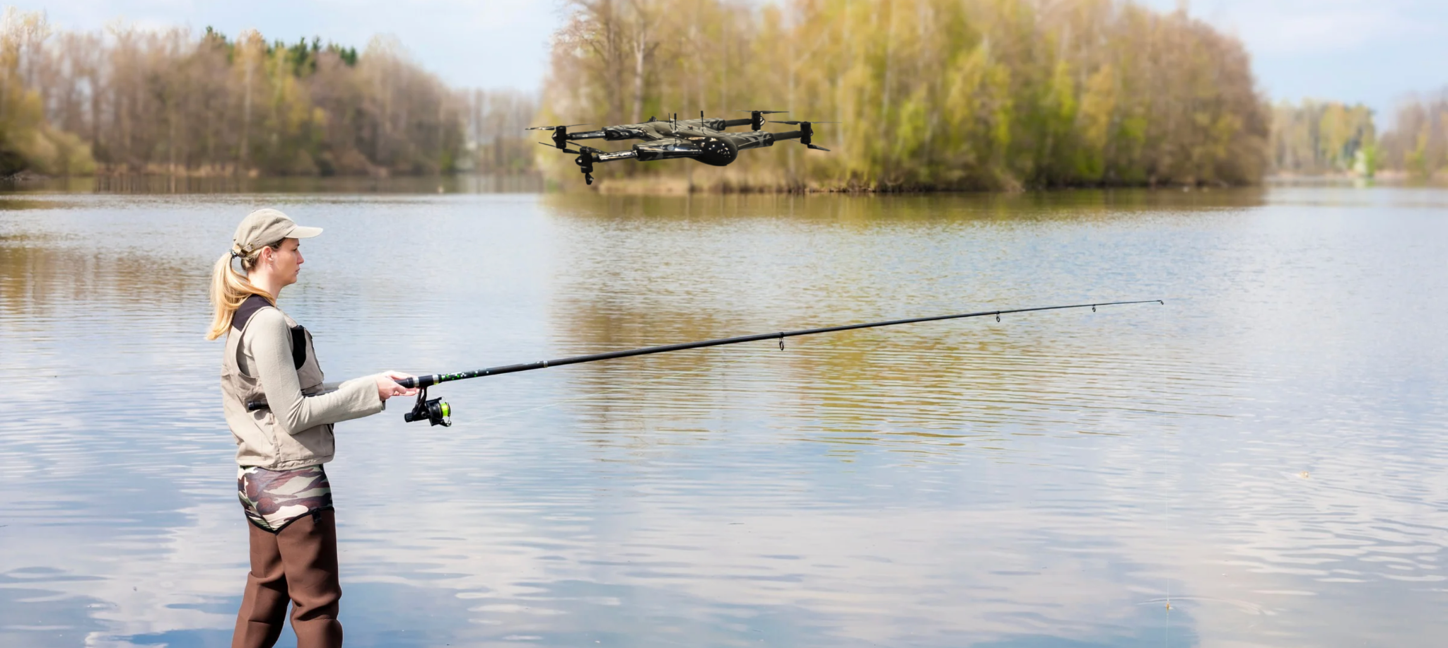 cheap fishing drone