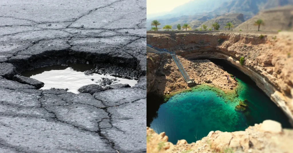 What’s the Difference Between a Sinkhole and a Pothole