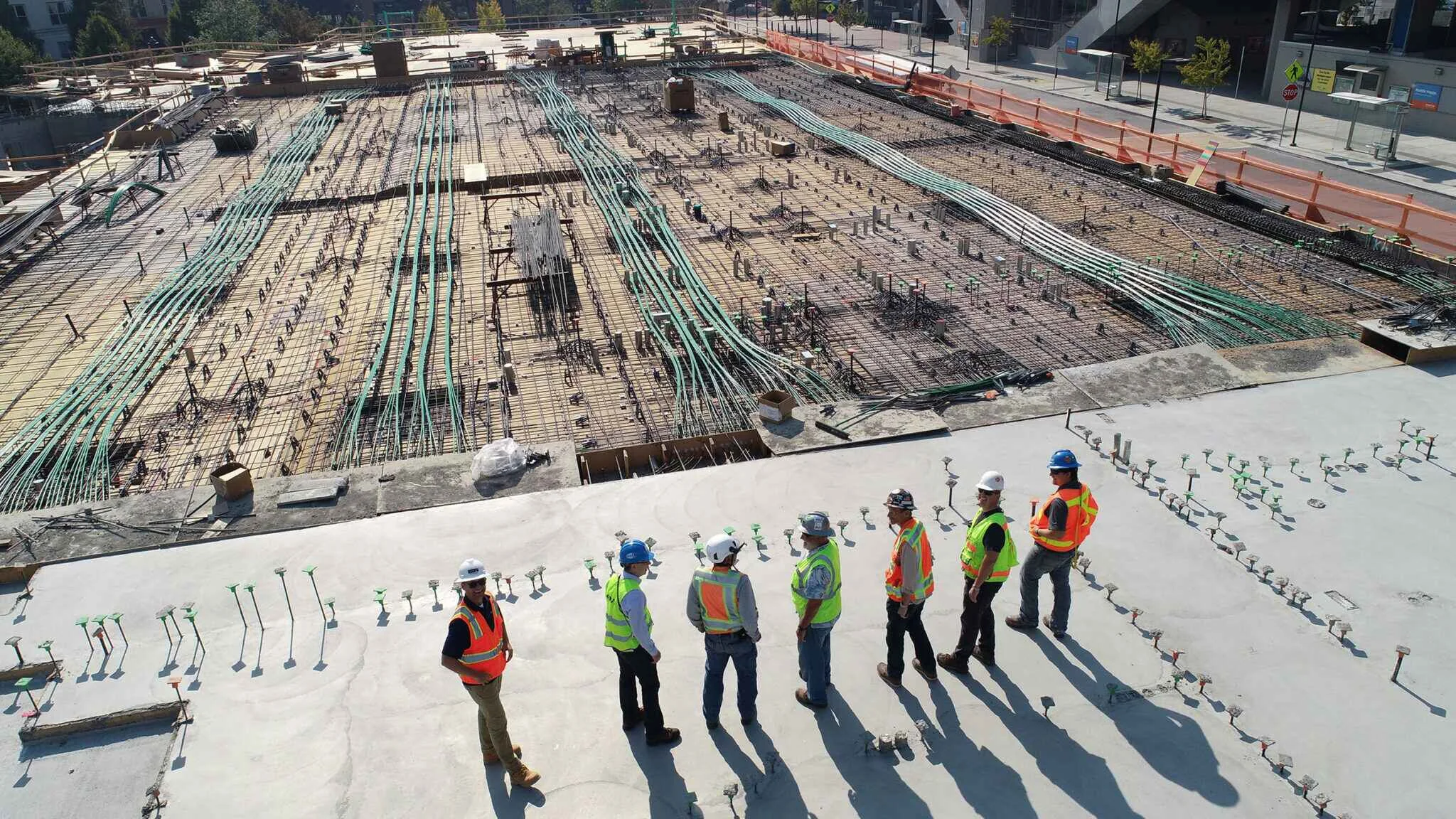 quad drone for construction