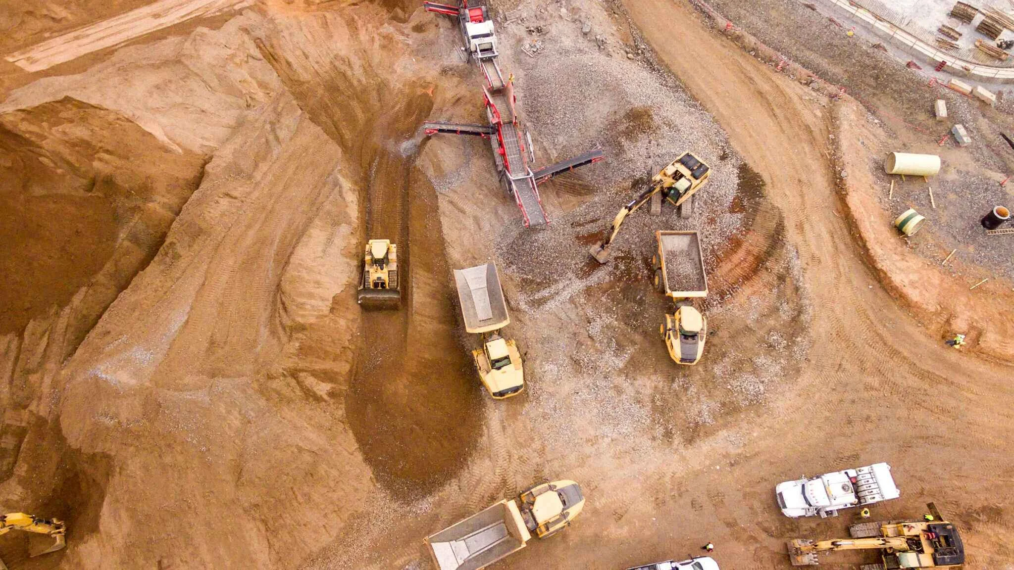 quad drone for mining