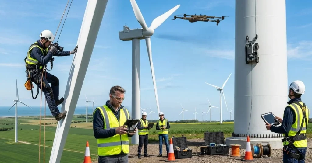 How Does Wind Farm Drone Inspection Work at Scale