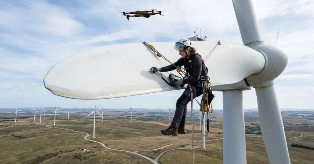 How Is Wind Turbine Blade Inspection Performed in Detail