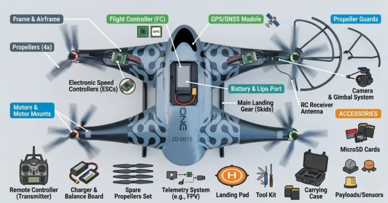 What Are the Parts of a Drone
