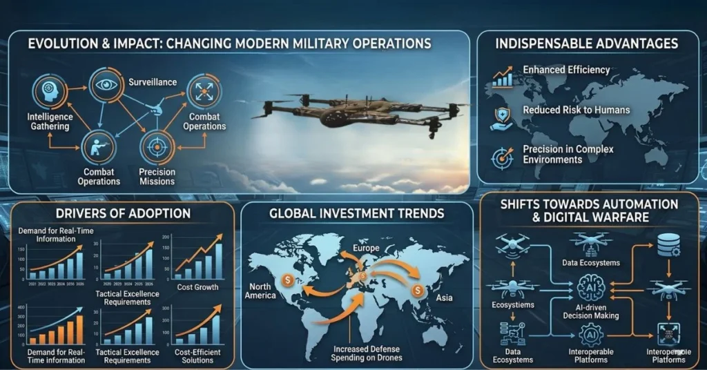 Global UAV Market Size and the Rise of Military Drone Technology