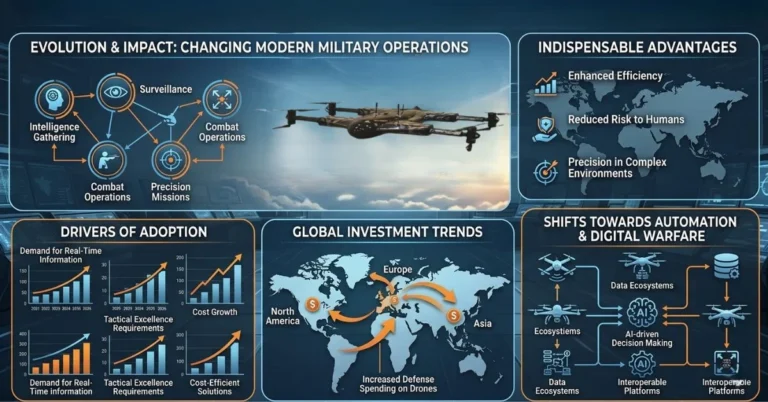 Global UAV Market Size and the Rise of Military Drone Technology